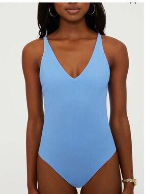 NWT Beach Riot Reese Alps Blue